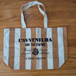 NWOT Sezane L'Avventura tote bag